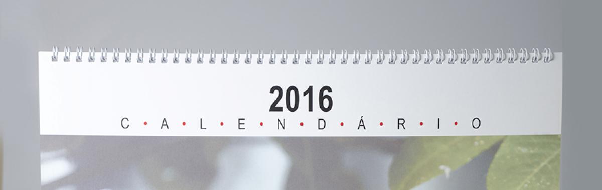 Calendário de mesa SP menor preço