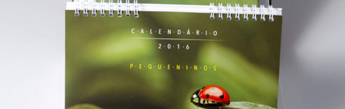 Calendários de mesa personalizados